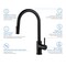 Kibi Circular Single Handle Pull Down Kitchen Faucet KKF2013MB - alternate 10